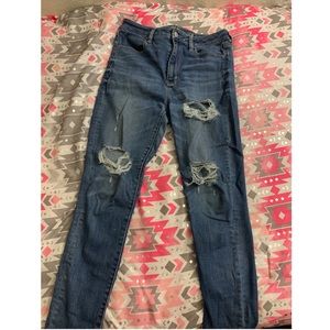 American eagle super high rise jegging